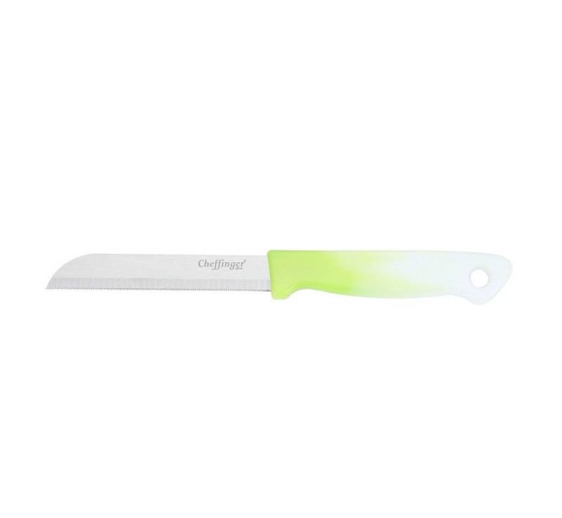 Cheffinger Universalküchenmesser 18 cm mit ergonomischem Griff - vielseitig & pflegeleicht, Hellgrün, ergonomisch geformt, 18 cm, langlebig von Cheffinger