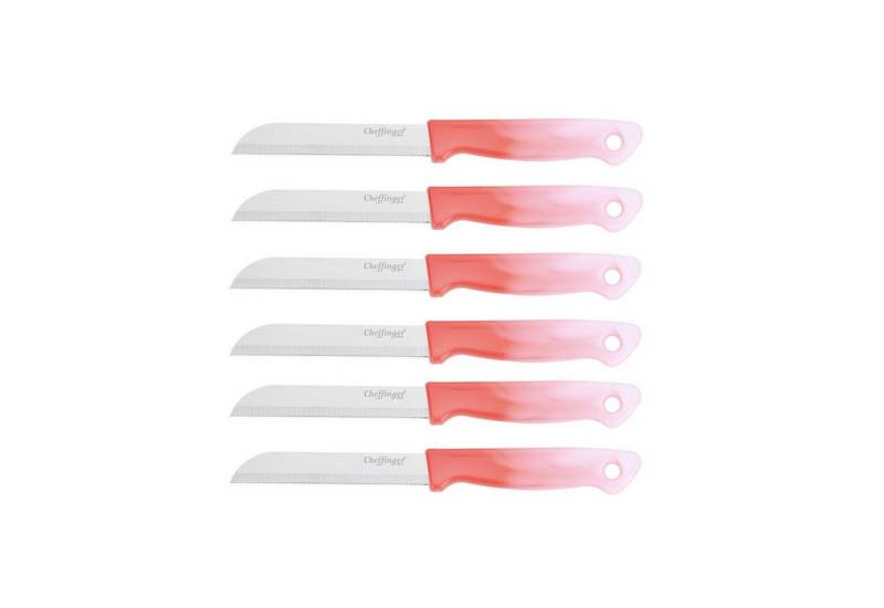 Cheffinger Universalküchenmesser 18 cm mit ergonomischem Griff - vielseitig & pflegeleicht. Rot, ergonomisch geformt, 18 cm, langlebig Cheffinger Universalküchenmesser 18 cm mit ergonomischem Griff - vielseitig & pflegeleicht. Rot, ergonomisch geformt, 18 cm, langlebig von Cheffinger