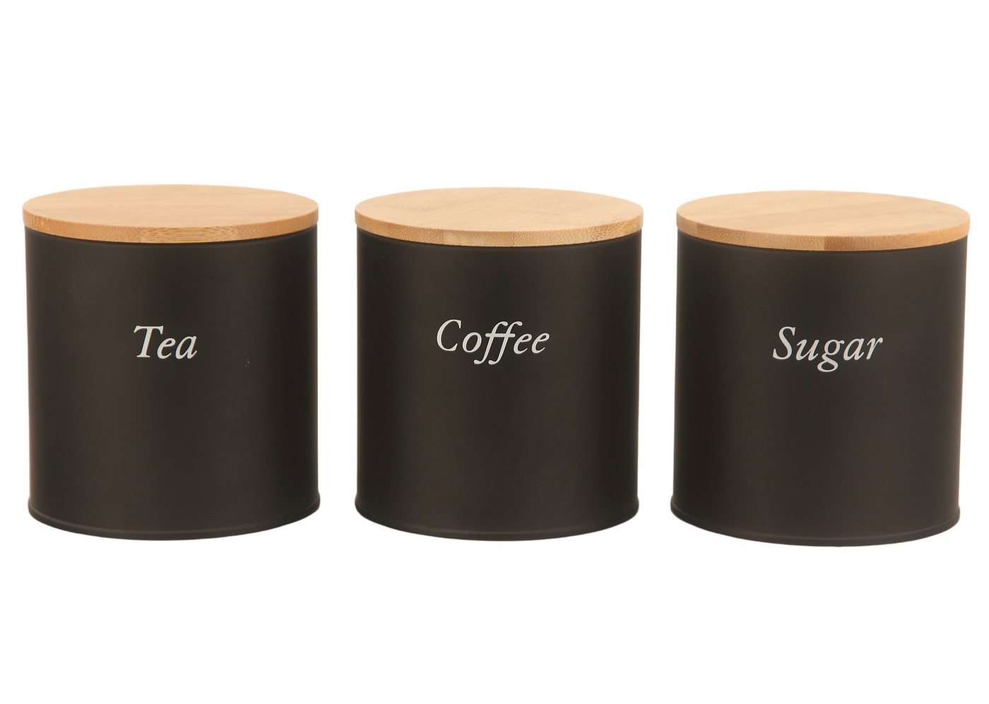 Cheffinger Vorratsdose Vorratsdosen Vorratsbehälter Kaffeedose Metall 3er-Set 0,75L, Material: Metall,Holz, (Set bestehend aus 3 Vorratsdosen) Cheffinger Vorratsdose Vorratsdosen Vorratsbehälter Kaffeedose Metall 3er-Set 0,75L, Material: Metall,Holz, (Set bestehend aus 3 Vorratsdosen) von Cheffinger