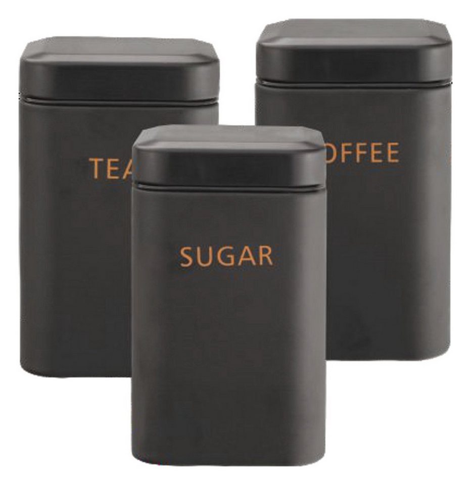 Cheffinger Vorratsdose Vorratsdosen Vorratsbehälter Kaffeedose Metall 3er-Set 1L Cheffinger, Material: Metall, (Set bestehend aus 3 Vorratsdosen) Cheffinger Vorratsdose Vorratsdosen Vorratsbehälter Kaffeedose Metall 3er-Set 1L Cheffinger, Material: Metall, (Set bestehend aus 3 Vorratsdosen) von Cheffinger