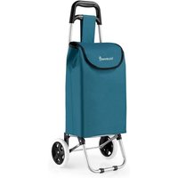 Einkaufstrolley 30L – Aluminium-Trolley in Türkis von Cheffinger