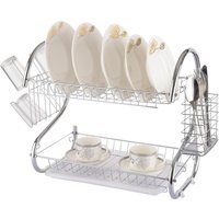 Küchen Abtropfständer – Geschirr Trockner 2 Etagen von Cheffinger