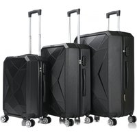 Reisekoffer ABS-03 Koffer 3-teilig Hartschale Trolley Set Kofferset Handgepäck Gepäck Reisetasche von Cheffinger