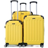 Reisekoffer Koffer 3 tlg Hartschale Trolley Set Kofferset Handgepäck Gepäck Reisetasche von Cheffinger