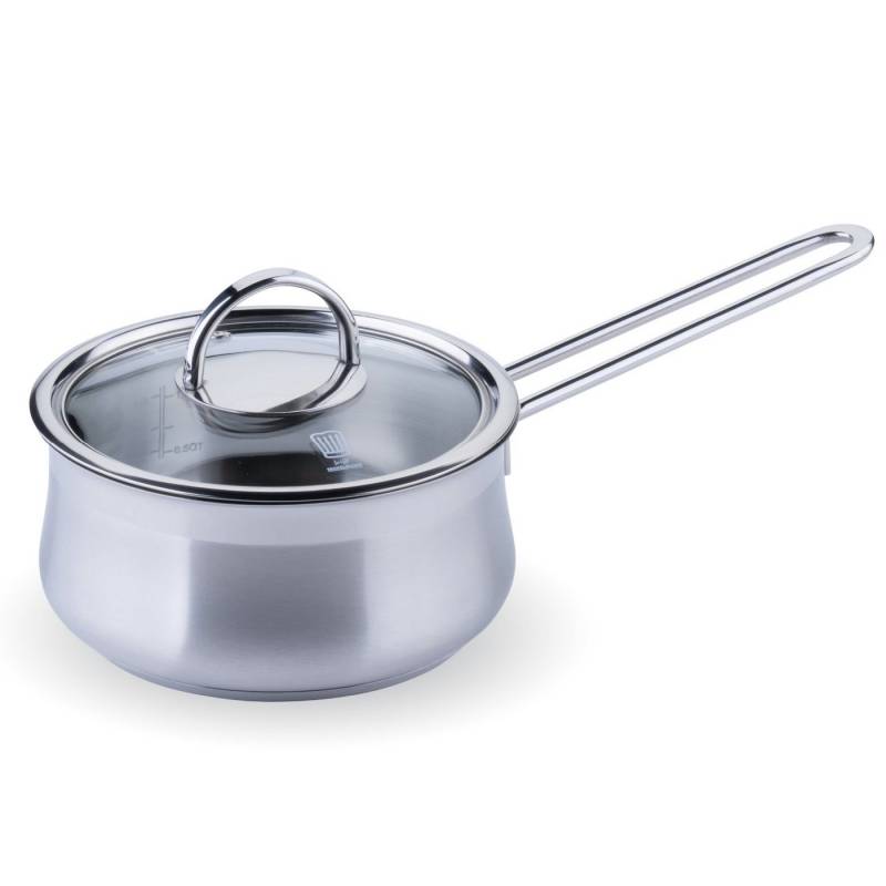 Chefkoch trifft Fackelmann Serviertopf Saucentopf, Edelstahl, Ø 14 cm, induktionsgeeignet, backofengeeignet von Chefkoch trifft Fackelmann