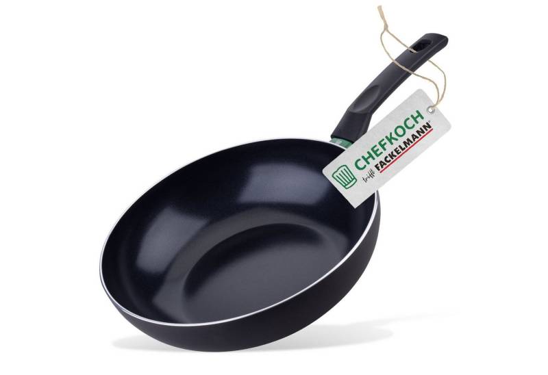 Chefkoch trifft Fackelmann Wok Wokpfanne, Bratpfanne, Kochgeschirr, Aluminium-Wok von Chefkoch trifft Fackelmann