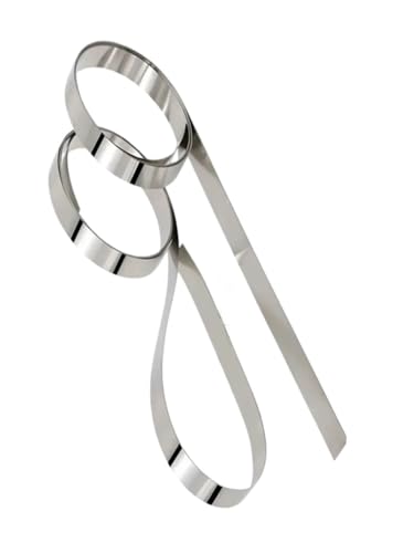1 Stück 1M 304 Edelstahlfolie, dünnes Band – vielseitiges Blatt for Präzisionsanwendungen, 20 mm und 25 mm Breite(0.8X25mmX1000mm) von ChegLI