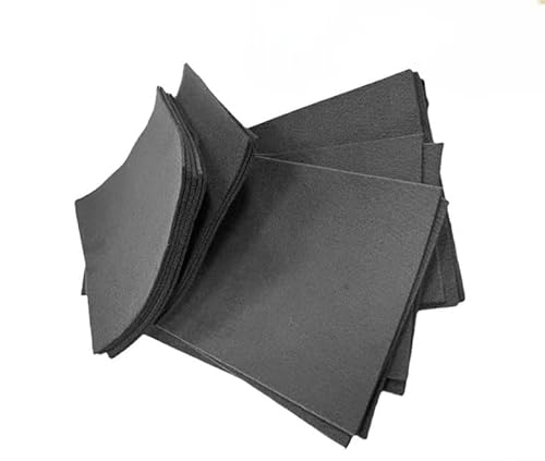 1 Stück Kohlenstofffilz for Elektroden – 200 mm, anpassbar, ausgezeichnete Hydrophilie, hohe spezifische Oberfläche(Thickness: 2mm) von ChegLI