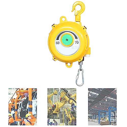 1 Stück einziehbarer Federzug, 1,5 m Drahtseil und Haken – einstellbare Spannung for den Einsatz in der Werkstatt/im Automobilbereich(60-70kg) von ChegLI