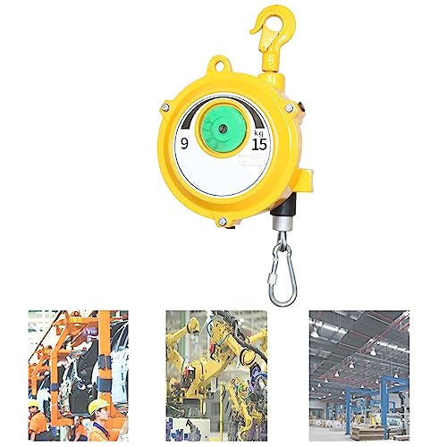 1 Stück einziehbarer Federzug, 1,5 m Drahtseil und Haken – einstellbare Spannung for den Einsatz in der Werkstatt/im Automobilbereich(9-15kg) von ChegLI