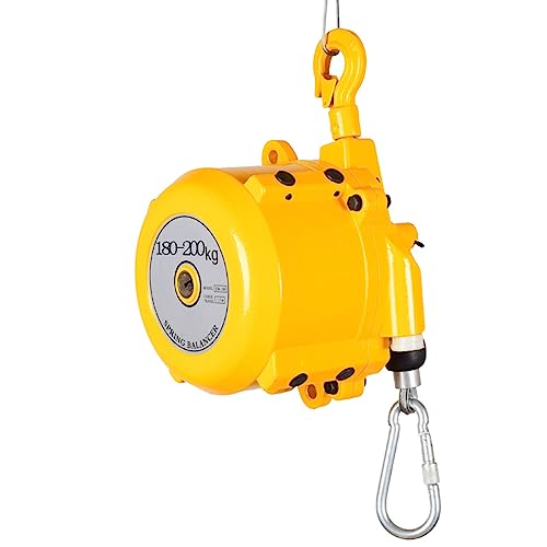 1 Stück einziehbares Federzugwerkzeug mit Haken und Drahtseil for Werkstatt- und Kfz-Ausrüstung | Werkzeugaufhängungsunterstützung(180-200kg) von ChegLI