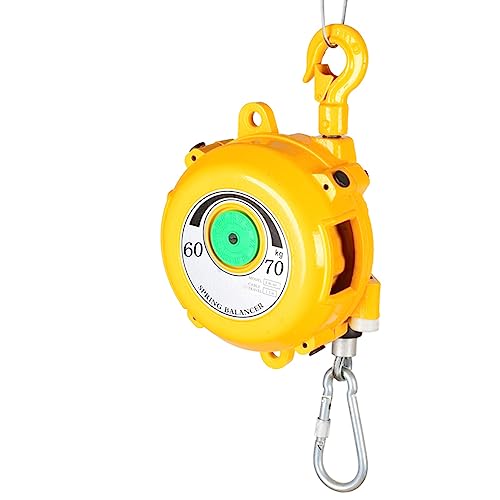 1 Stück einziehbares Federzugwerkzeug mit Haken und Drahtseil for Werkstatt- und Kfz-Ausrüstung | Werkzeugaufhängungsunterstützung(60-70kg) von ChegLI