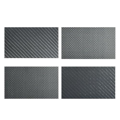 3K glänzend matte Twill-Kohlefaserplatte – 75 x 50 mm, Dicke 0,5–3 mm, leicht und langlebig(3.0mm twill matte) von ChegLI