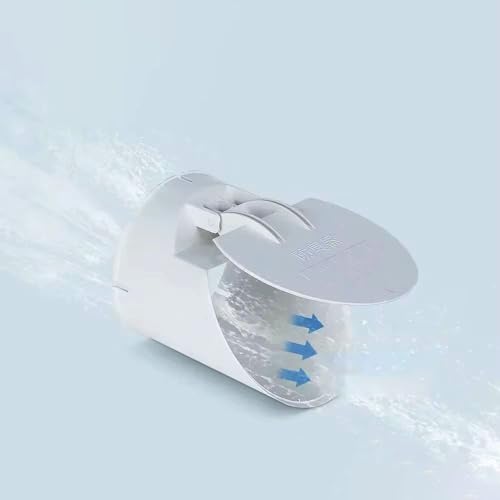 ChegLI 1 Stück multifunktionaler Bodenablauf mit weißem Siebstopfen – 50–160 mm PVC-Geruchsschutzkappe for Regenrohre for Abwasserkanäle und Haarfilter(50mm) von ChegLI