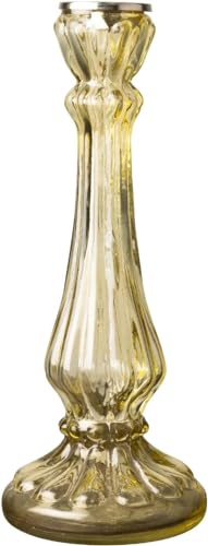 CHEHOMA - 51822330 - Kerzenhalter aus gelbem Glas - Kerzenständer - 58 x 42 x 39 cm von CHEHOMA