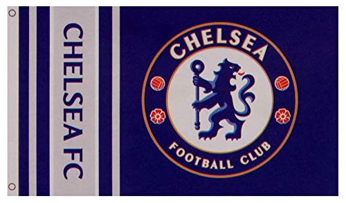 Chelsea Fußballverein, offiziell, gestreift, große Flagge, Big Crest Game Fan Banner von Chelsea