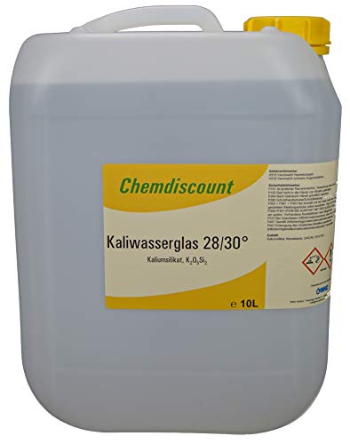 10Liter (ca. 12,5 kg) Kaliwasserglas 28/30° von Chemdiscount