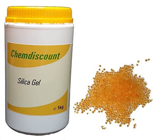1kg Silica Gel mit Farbindikator orange in einer luftdicht wiederverschließbaren Dose Silicagel Silika Gel Silikagel regenerierbares Trockenmittel 1kg Silica Gel mit Farbindikator orange in einer luftdicht wiederverschließbaren Dose Silicagel Silika Gel Silikagel regenerierbares Trockenmittel von Chemdiscount