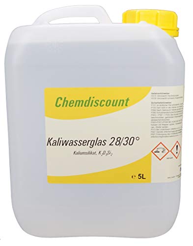 5Liter (ca. 6,25kg) Kaliwasserglas 28/30 Be von Chemdiscount
