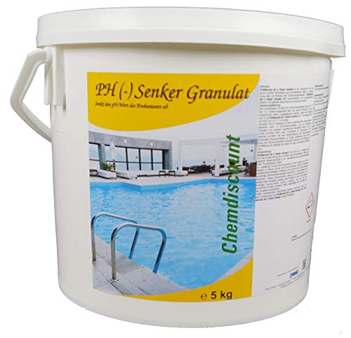 5kg pH Senker fest (pH -, pH Minus) (Pulver, Granulat, Feststoff) von Chemdiscount