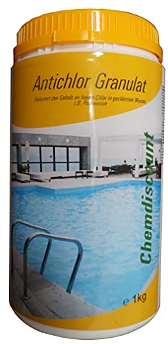 1kg Antichlor, für überchlortes Schwimmbadwasser, für überchlorten Pool von Chemdiscount