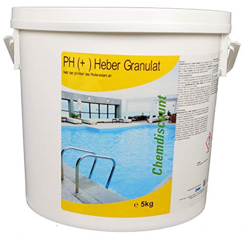 5kg pH Plus Granulat pH Heber fest ph von Chemdiscount