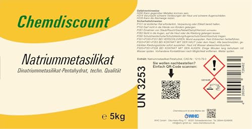 Natriummetasilikat (-Pentahydrat) 5kg von Chemdiscount