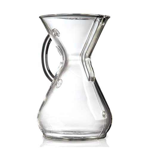 Chemex Pour-Over-Kaffeemaschine aus Glas – Serie mit Glasgriff – 8 Tassen – Exklusive Verpackung von Chemex