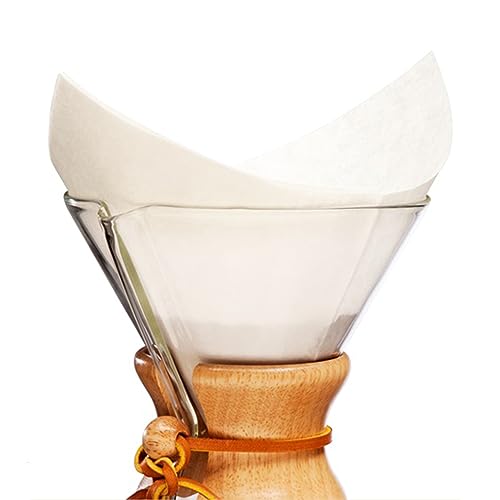 Chemex Papier-Filter FS-100, quadratische Filter für die 6, 8 und 10 Tassen-Karaffe, 100 Stück von Chemex