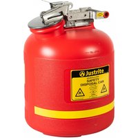 Justrite® HDPE-Entsorgungs-Sicherheitsbehälter, rot, 19 Liter von Justrite®