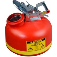 Justrite® HDPE-Entsorgungs-Sicherheitsbehälter, rot, 7,5 Liter Justrite® HDPE-Entsorgungs-Sicherheitsbehälter, rot, 7,5 Liter von Justrite®