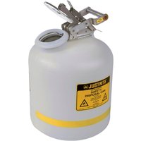 Justrite® HDPE-Entsorgungs-Sicherheitsbehälter, weiß, 19 Liter von Justrite®