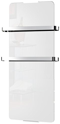 Chemin'Arte - Elektrischer Handtuchtrockner, Weiß – Vertikaler Heizkörper – 1200 W – 120 x 6 x 46 cm – entworfen in Frankreich von Chemin'Arte