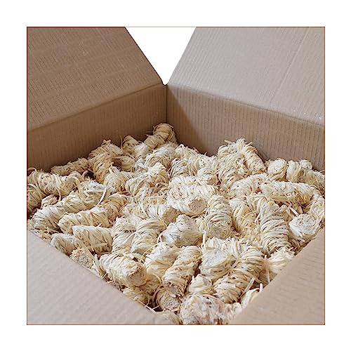 CHEMINETT - Holzwolle – Feueranzünder 100% natürlich – 5 kg, 400 Stück – auf Basis von Premium-Pflanzenwachs und FSC-zertifiziertem Holz – Brenndauer 8 bis 10 Min CHEMINETT - Holzwolle – Feueranzünder 100% natürlich – 5 kg, 400 Stück – auf Basis von Premium-Pflanzenwachs und FSC-zertifiziertem Holz – Brenndauer 8 bis 10 Min von Cheminett