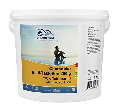 Chemoclor Multi-Tabletten (200 g) mit Mehrfachfunktion 5 Kilo von Chemoform