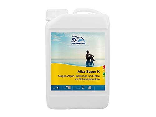 Chemoform Anti Algenmittel Alba Super K 3 L Algenvernichter Algenverhütung schaumfrei & hochkonzentriert von Chemoform