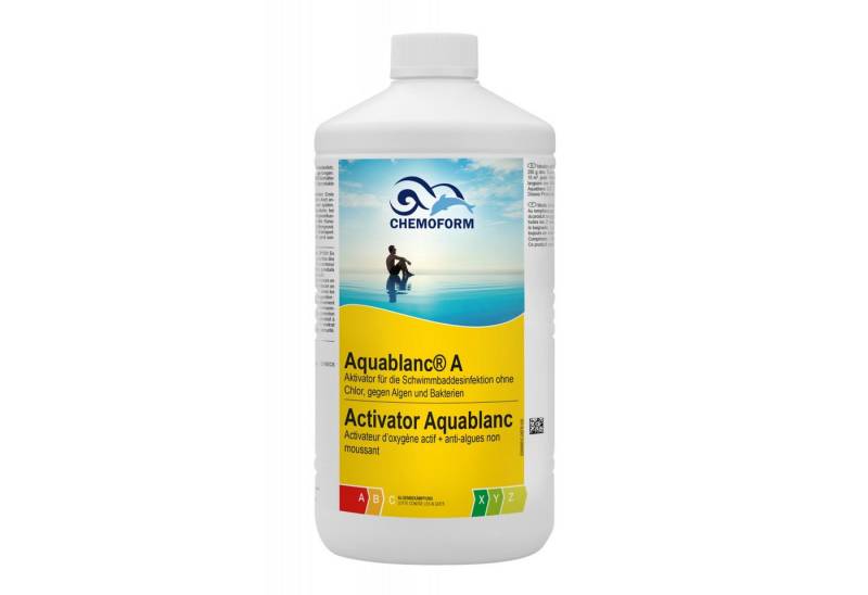 Chemoform Poolpflege Chemoform Aquablanc A 1 l Aktivator Algizid Aktivierung von Chemoform