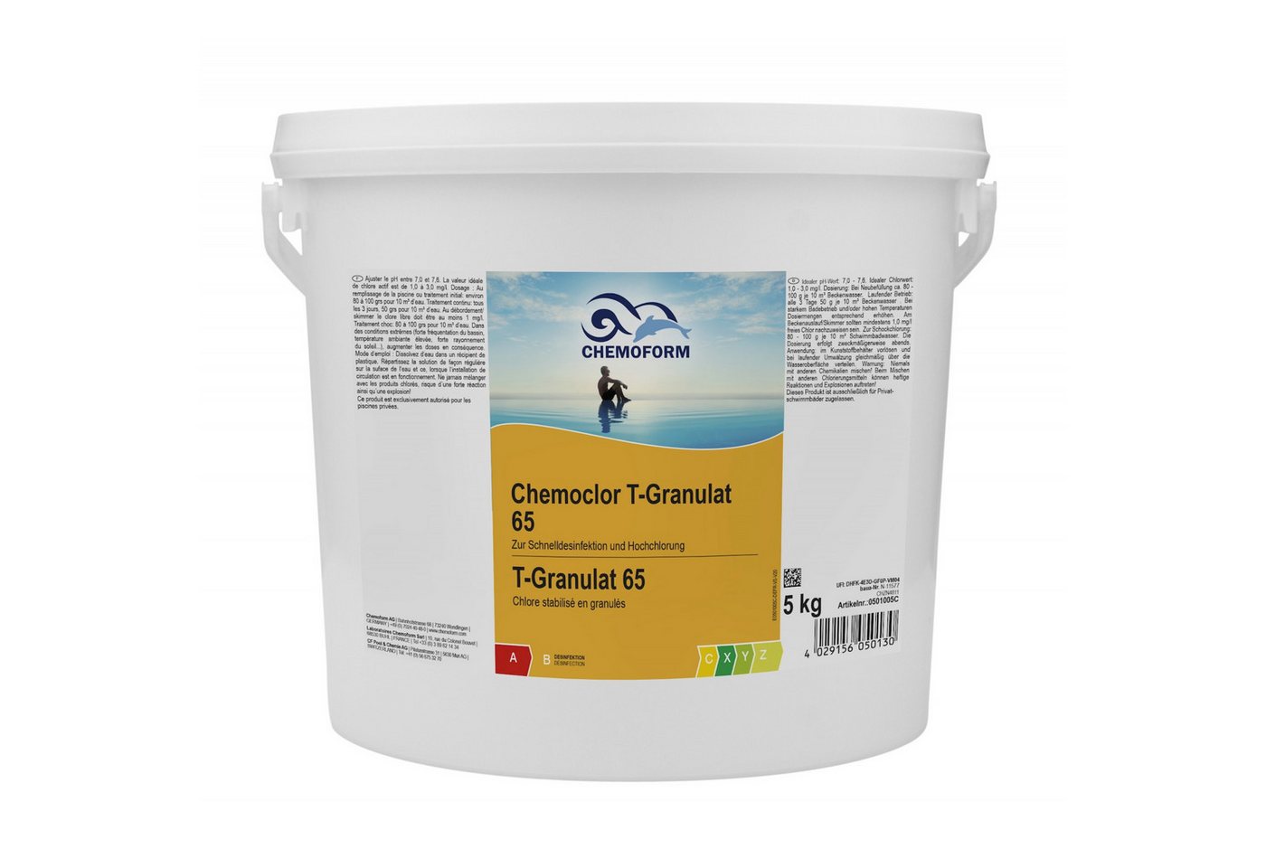 Chemoform Poolpflege Chemoform Chemoclor T-Granulat 65 5 kg Chlorgranulat zur Chemoform Poolpflege Chemoform Chemoclor T-Granulat 65 5 kg Chlorgranulat zur von Chemoform