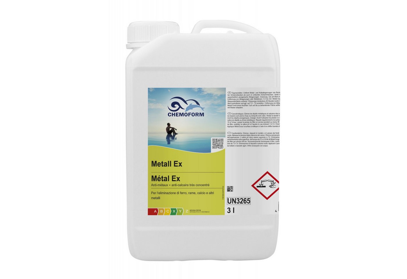 Chemoform Poolpflege Chemoform Metall Ex 3 l Entfernung von Metallionen im Wasser Chemoform Poolpflege Chemoform Metall Ex 3 l Entfernung von Metallionen im Wasser von Chemoform