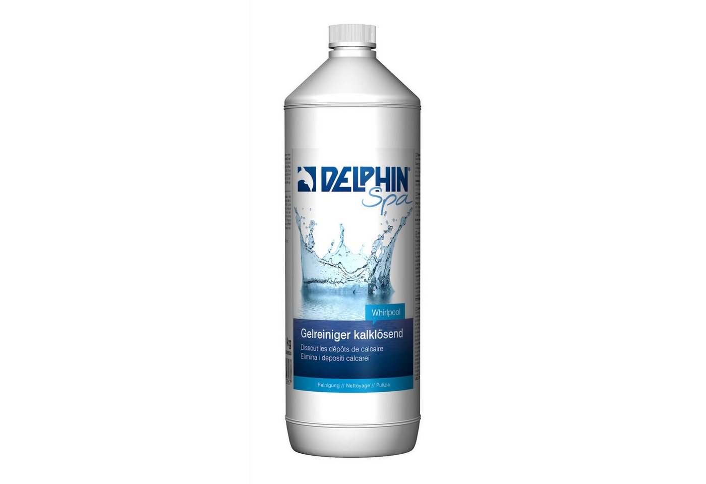 Chemoform Poolpflege Delphin Gelreiniger kalklösend 1 Liter Gel Reiniger für Whirlpool von Chemoform