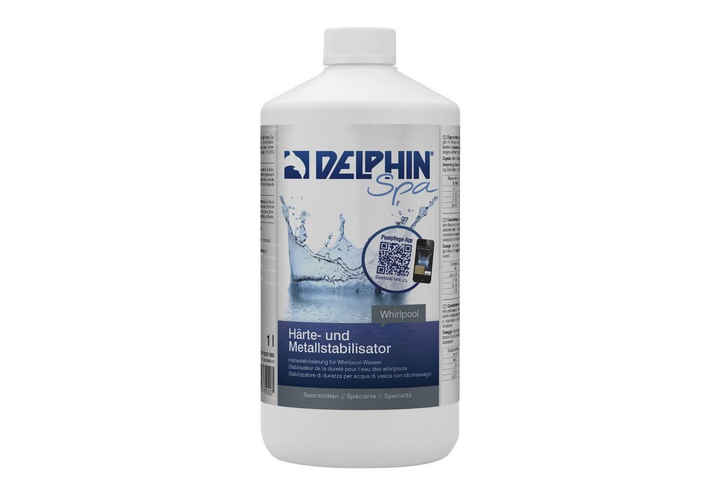 Chemoform Poolpflege Delphin Spa Härte und Metallstabilisator 1 Liter für Whirlpool von Chemoform