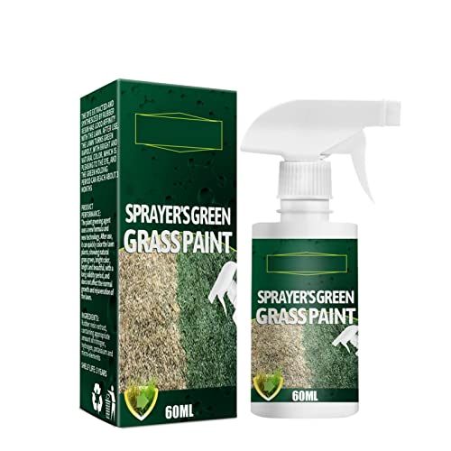 Chen0-super 60ml Green Grass Paint Sprayer – Natürliche Rasenfarbe, Rasenfarbe, Grasfarbe für Rasen – Umweltfreundliches, langlebiges Spray für grünen Rasen und Gras von Chen0-super