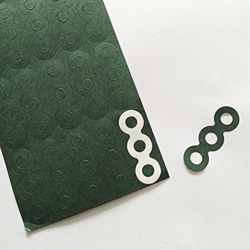 CHENXI Shop 70 Stück Karton 3 x 18650 Batterie, Isolatoren Elektrische isolierend Selbstklebendes Papier von ChenXi Shop