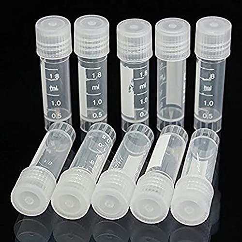 ChenXi Shop 20 Stück 2 ml abgestufte Kryovale kryogene Kunststofffläschchen, selbststehend mit Kappe. ChenXi Shop 20 Stück 2 ml abgestufte Kryovale kryogene Kunststofffläschchen, selbststehend mit Kappe. von ChenXi Shop