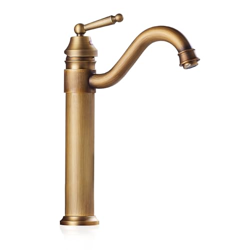 Alle Kupfer -Retro -erhöhten Wasserhahn für Waschlasin -Arbeitsplatten -Becken Einloch -spritzsicherer heißer und kaltes Wasserhahn - schwarze antike Haushaltshähne Alle Kupfer -Retro -erhöhten Wasserhahn für Waschlasin -Arbeitsplatten -Becken Einloch -spritzsicherer heißer und kaltes Wasserhahn - schwarze antike Haushaltshähne von ChenYuNiu