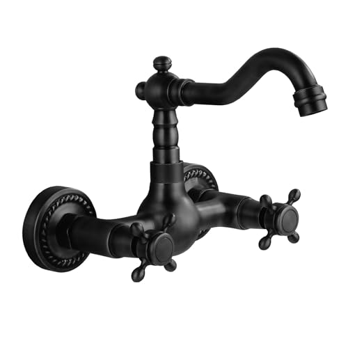 Alle kupfer retro minimalist rotatable doppeltes griff doppeltes Zweck Wasserhahn Gold Haushaltearmaturen von ChenYuNiu