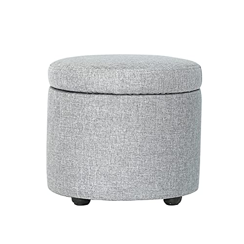 ChenYuNiu Brust gepolsterte Fußschemel, osmanischer Aufbewahrung runder Hock von ChenYuNiu