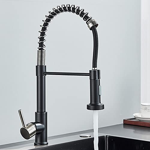 Küchenarmatur, gebürstete goldene Küchenarmatur Down 2 -Wege Spray Eingriff Heißer kaltes Wassermischer HAP 360 -Grad -Mixer Tap Black Nickel Haushaltarmaturen Küchenarmatur, gebürstete goldene Küchenarmatur Down 2 -Wege Spray Eingriff Heißer kaltes Wassermischer HAP 360 -Grad -Mixer Tap Black Nickel Haushaltarmaturen von ChenYuNiu