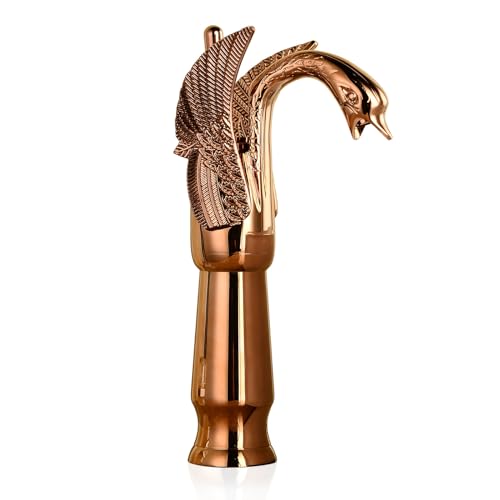 Vintage Vollkupferbecken -Wasserhahn mit erhöhtem schwarzem Schwan -Design - Retro Platinum Modell Haushaltshähler Vintage Vollkupferbecken -Wasserhahn mit erhöhtem schwarzem Schwan -Design - Retro Platinum Modell Haushaltshähler von ChenYuNiu