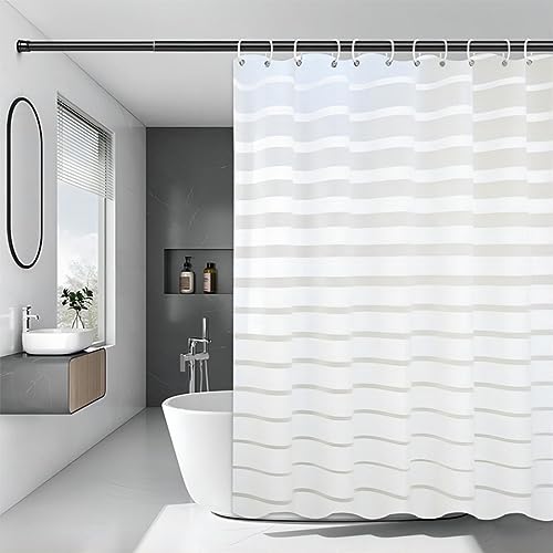 Chenbing Art Duschvorhang 120x190cm Modern Bedruckte Duschvorhänge Wasserdichter Polyester Stoff Anti Schimmel Badevorhang für Badewanne Badezimmer ohne Bohren mit ösen und 12 Duschringen von Chenbing Art